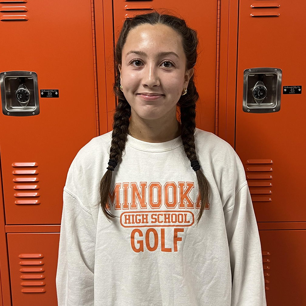 Laney Przybyla is a junior on the varsity golf team. 