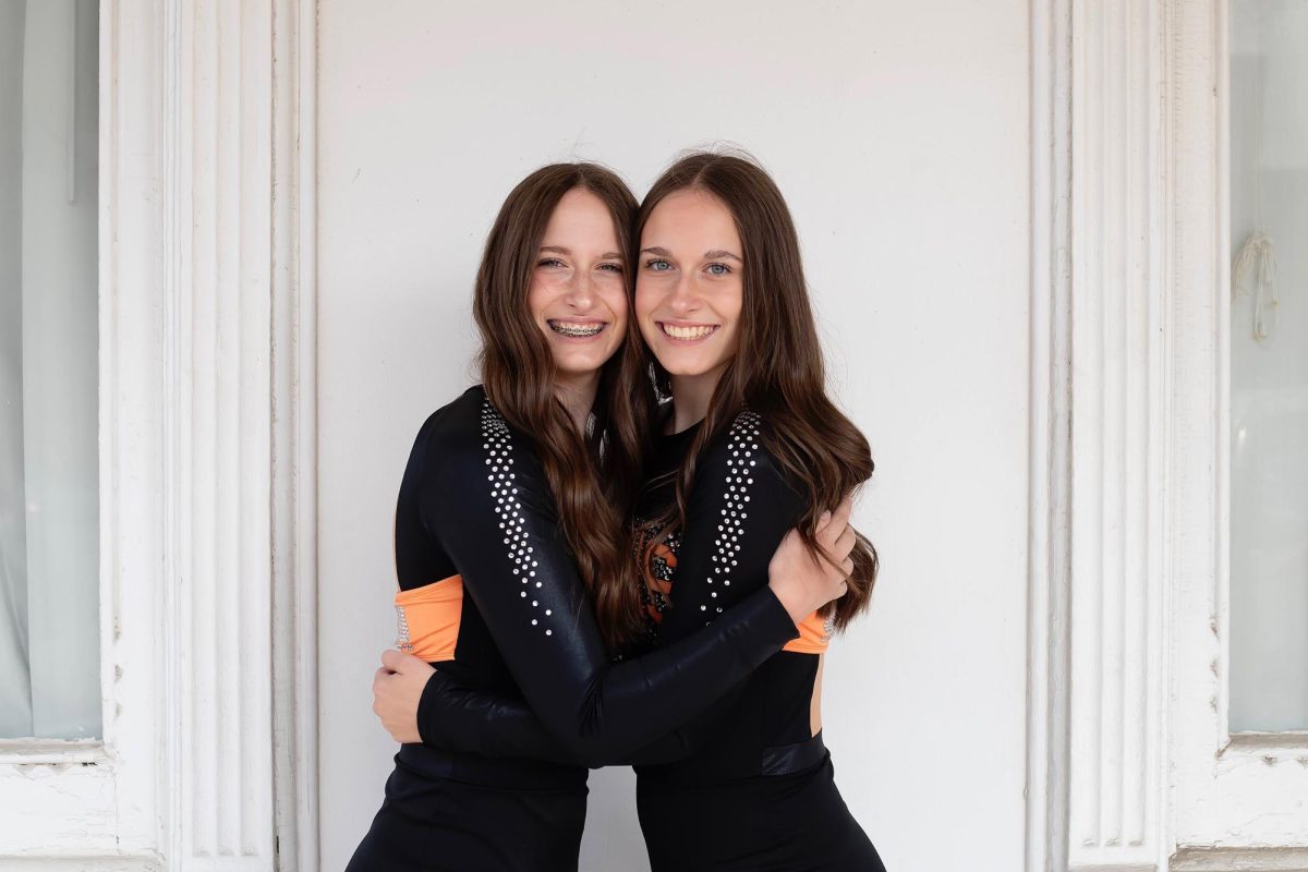 Mia and Abby Narducci both compete for Minooka on the varsity dance team. 